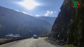 Masuleh autumn road with relaxingmusic scenic roads of iran [upl. by Ronald]