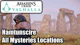 Assassins Creed Valhalla  Hamtunscire All Mysteries Locations amp Solutions [upl. by Anol]