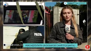 Stirile Kanal D  Perchezitii intrun dosar de camata si santaj  Editie de pranz [upl. by Yelnahs328]