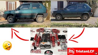 réhausse arriere rialzi fiat panda 4x4 [upl. by Alecia]