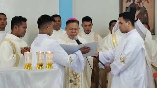 Ordination to Diaconate Rev Jeffrey Oracion Archdiocese of Ozamis presided by Abp Martin S Jumoad [upl. by Leagiba]