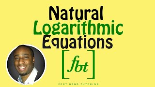 Solving Natural Logarithmic Equations fbt StepbyStep [upl. by Repard735]