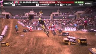 Brayton wins Mens Moto X Racing gold [upl. by Yrian]