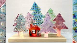 Fused Glass Enchanted Festive Forest [upl. by Chin391]