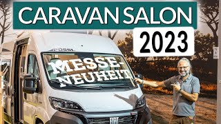 Live vom Caravan Salon 2023  ALLE NEUHEITEN FÜR 2024 von Pössl Roadcar Globecar und der Vanline [upl. by Ardnuhsed122]