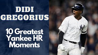 Didi Gregorius 10 Greatest Yankee Home Run Moments [upl. by Inek278]