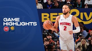 Full Game Highlights l Detroit Pistons vs Indiana Pacers [upl. by Dyana703]