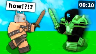 I disguised my avatar with ARMOR in Roblox Bedwars [upl. by Llehcsreh]