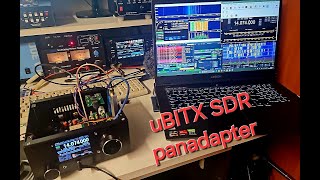 uBITX v6 panadapter SDR  interface audio  CAT [upl. by Adnavoj]