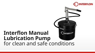 Interflon Manual Lubrication Pump 13L [upl. by Stutzman]