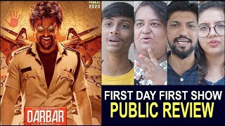 Darbar HINDI Movie Public Review  First Day First Show  Rajinikath Suniel Shetty [upl. by Notgnirrac589]