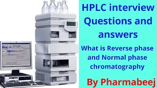 HPLC interview Question and Answer  HPLC QampA  Pharmabeej [upl. by Lorre]