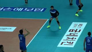 현대캐피탈 스카이워커스 skywalkers 대한항공전 송준호 Song Junho 박종영 선수 웜업 korea pro volleyball [upl. by Aitenev]