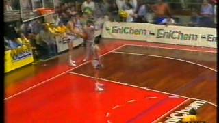 Enichem Livorno Vs TRacer Milano Finale scudetto Gara5 1989 [upl. by Aradnahc]