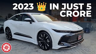 Toyota Crown 2023 First Look Superwheelspk  PakWheels [upl. by Ahsaetal429]