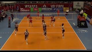 Callie Schwarzenbach and Brionne Butler  Osasco vs Minas Volleyball Highlights [upl. by Margit740]