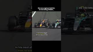 When Max Verstappen made a minor contact with Lewis Hamilton in F1 [upl. by Nart]