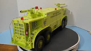 Oshkosh Airport Crash Truck 8x8 P15 in 125th Scale [upl. by Lyrac996]