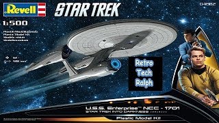 REVELL 1500 STAR TREK USS ENTERPRISE NCC1701 INTO DARKNESS MODEL KIT [upl. by Grous]