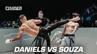 RAYMOND DANIELS vs BRUNO SOUZA  Full Fight  Karate Combat 43 [upl. by Ajile]