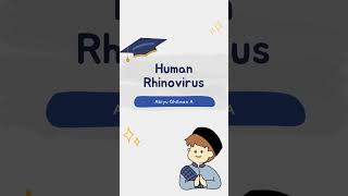 HUMAN RHINOVIRUS [upl. by Arema]