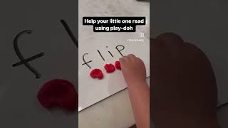 Help your little one read using playdoh shorts [upl. by Icnan]