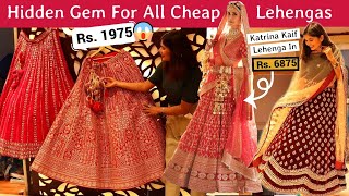 Cheapest Lehenga Shopping For Bride amp Bridesmaid  Budget Rs2000  Sabyasachi Lehenga Chandni Chowk [upl. by Hsak]