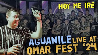 Hoy Me Iré Live at OmarFest 24  Aguanile Orquesta [upl. by Eyaf]