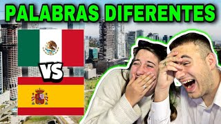 PALABRAS MEXICANAS 🇲🇽 vs ESPAÑOLAS 🇪🇸 DIFERENCIAS ACENTOS Y DOBLAJES 😂 increíble [upl. by Amalee201]