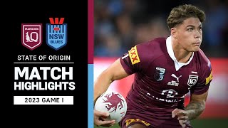 State of Origin 2023  Queensland Maroons v New South Wales Blues  Match Highlights [upl. by Jenks]