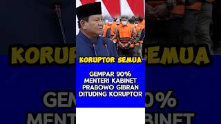 Demonstran sebut  90 menteri kabinet MerahPutih dituding koruptor [upl. by Novihs]