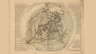 Il planisfero fisico della Terra mappa equidistante azimutale 1762 1766 [upl. by Hanid]