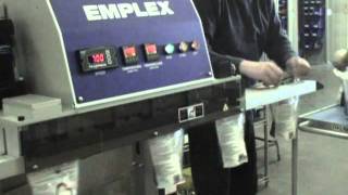 Emplex Bag Sealer with Granola Seals 50 bagsMinute w Dual Load  MPS 7100 [upl. by Nolram]