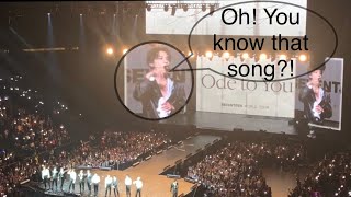 Seventeen surprised by fans singing [upl. by Yznil]