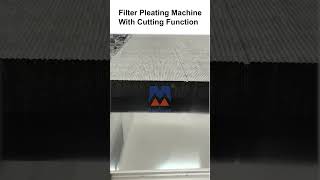 Filter Paper Knife Pleating Machine [upl. by Robina]