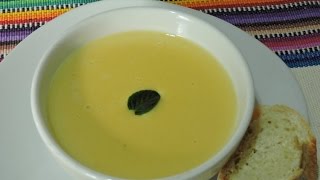 Crema de morrón amarillo RecetasdeLuzMa [upl. by Jim]