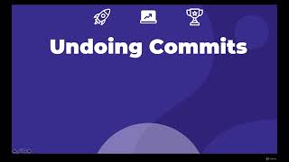 Undoing Commits in Git  Lecture 54 [upl. by Tartan]