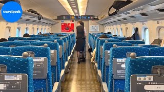 Trying Food Service on Japans Bullet Train Shinkansen  Tokyo  Osaka [upl. by Cinderella]