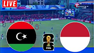 Indonesia vs Libya Live Score Football  International friendly Match 2023  Libya vs Indonesia [upl. by Remat678]