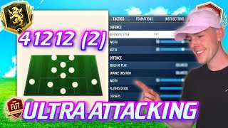 BEST 41212 2 CUSTOM TACTICS IN FIFA 23 ULTIMATE TEAM [upl. by Saint]