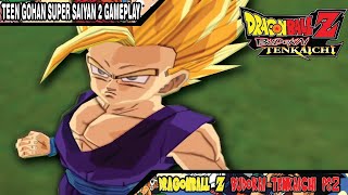 DragonBall Z Budokai Tenkaichi PS2  Teen Gohan Super Saiyan 2 GamePlay [upl. by Pepin407]