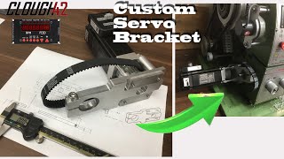 Ep07 Clough42 Electronic Leadscrew  Custom Servo Mount [upl. by Retsof]