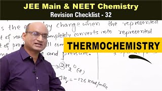 Thermochemistry  Revision Checklist 32 for JEE amp NEET Chemistry [upl. by Lenzi]