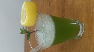 How to make Mint Lemonade Healthy Recipe of Green chilli mint cooler [upl. by Aderb584]