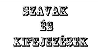 Венгерский язык Урок 87  quotSzavak és kifejezések  Слова и выраженияquot [upl. by Baniez]