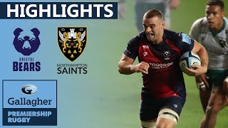 Bristol Bears v Northampton Saints  7 Tries in an Impressive Win  Gallagher Premiership [upl. by Romeyn]