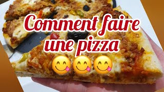 Comment faire très facilement une pizza [upl. by Graniela]