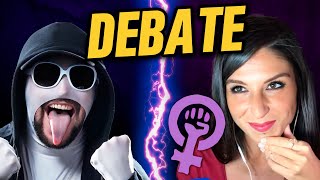 DEBATE UTBH vs FEMINISTA  FT RAQUE OGANDO UTBH [upl. by Fair849]