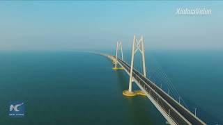 HKZhuhaiMacao Bridge to open to traffic next week [upl. by Oscar626]