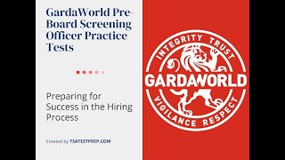 GardaWorld PreBoarding Screening Officer Practice Test Prep [upl. by Ojiram]